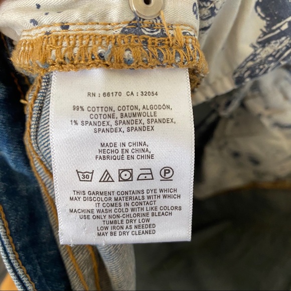 Anthropologie Pilcro Slim Straight Raw Hem Jeans - Picture 12 of 13